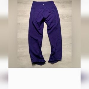 Lululemon Leggings Crop Violet High Rise